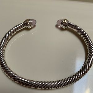 David Yurman Rose Quartz 5mm bracelet